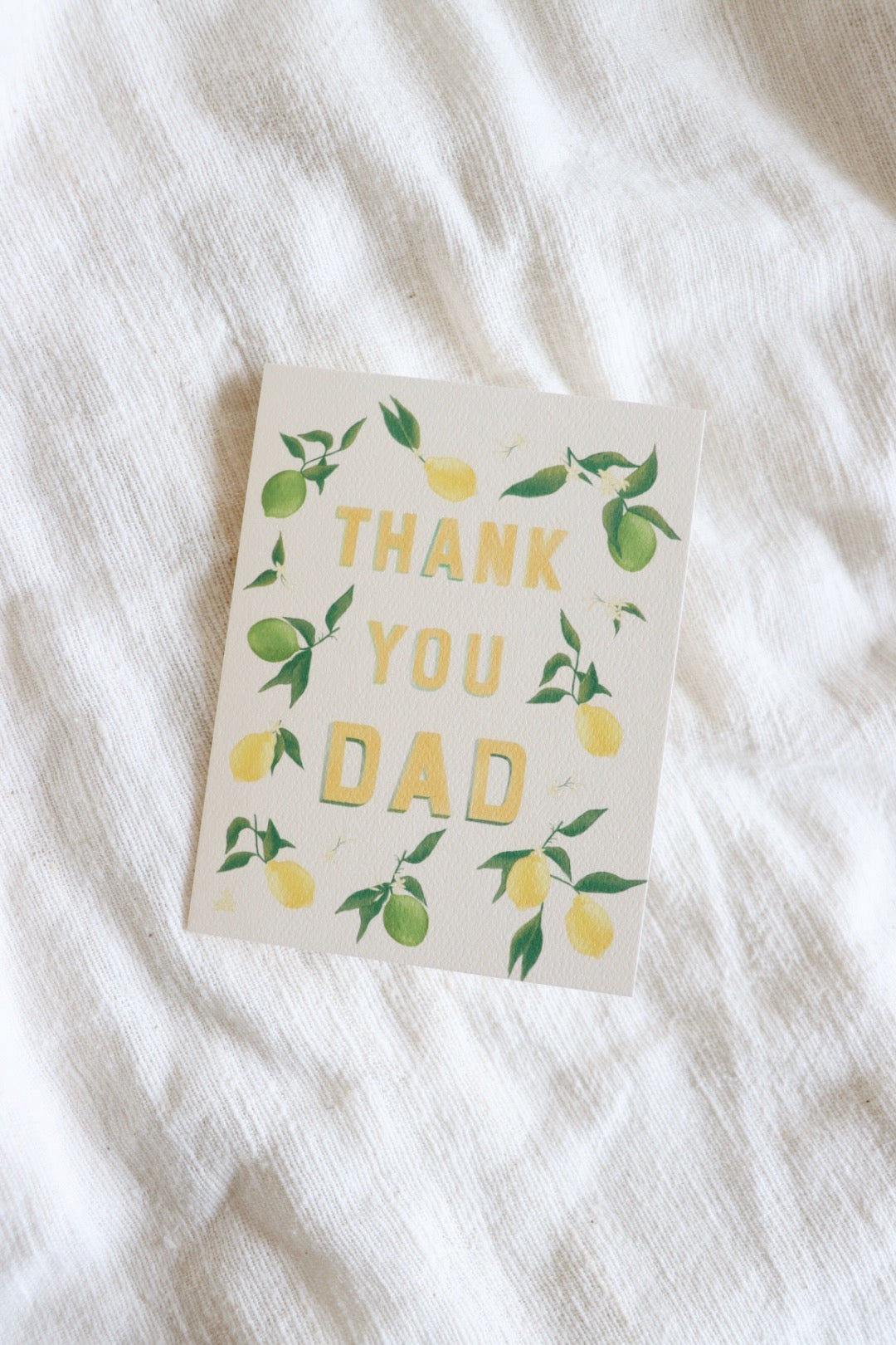 Citrus Thank You Dad Card