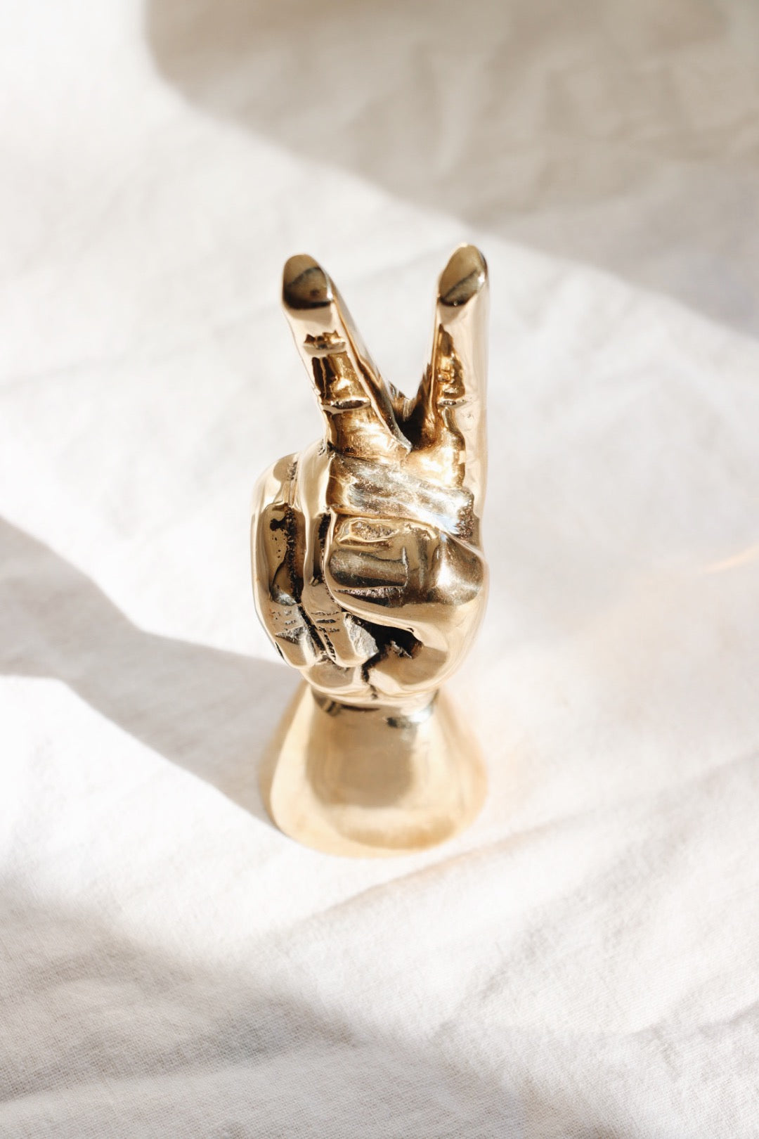 Peace Hand Sculpture