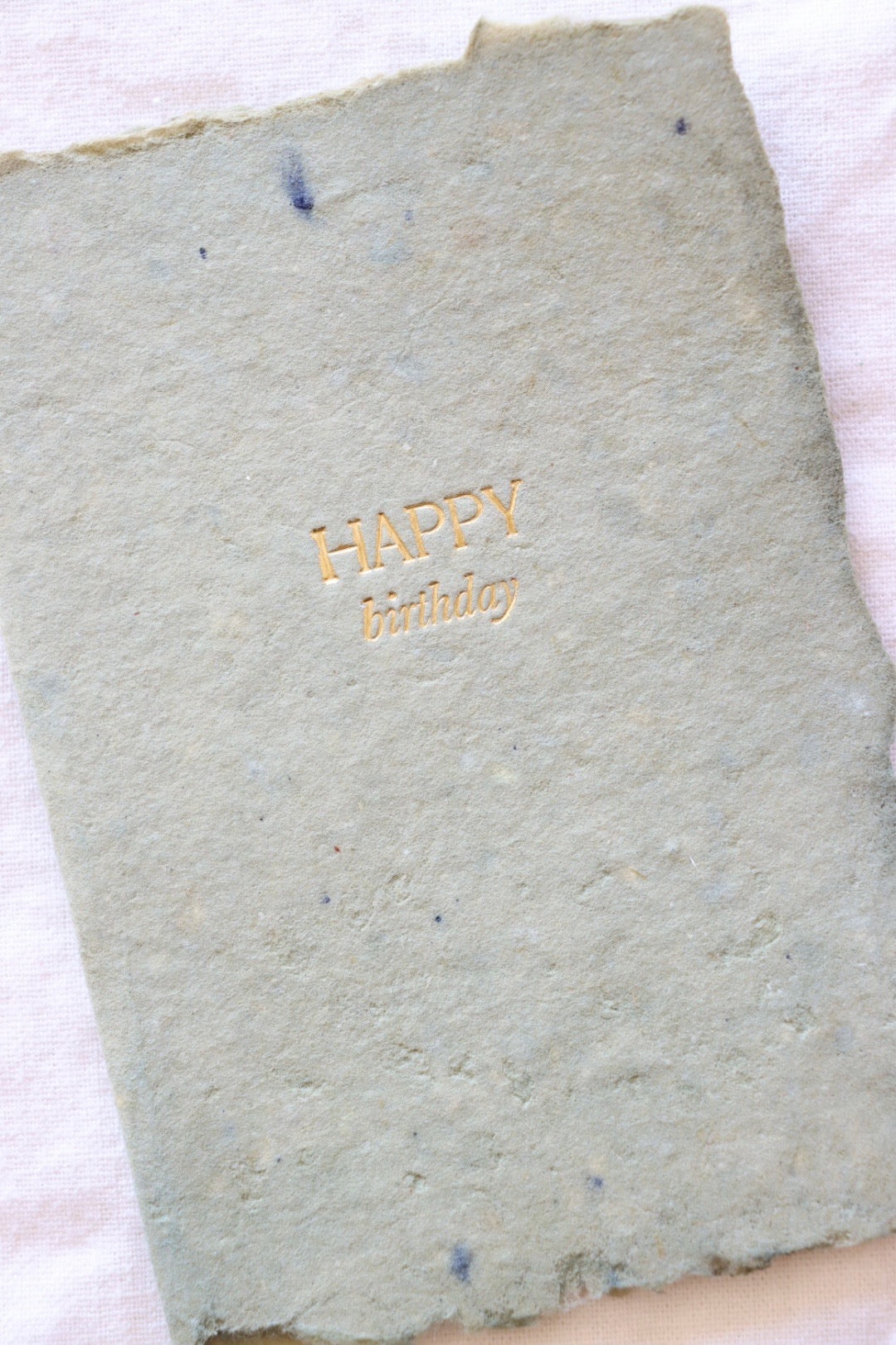 Dyed Happy Birthday Card