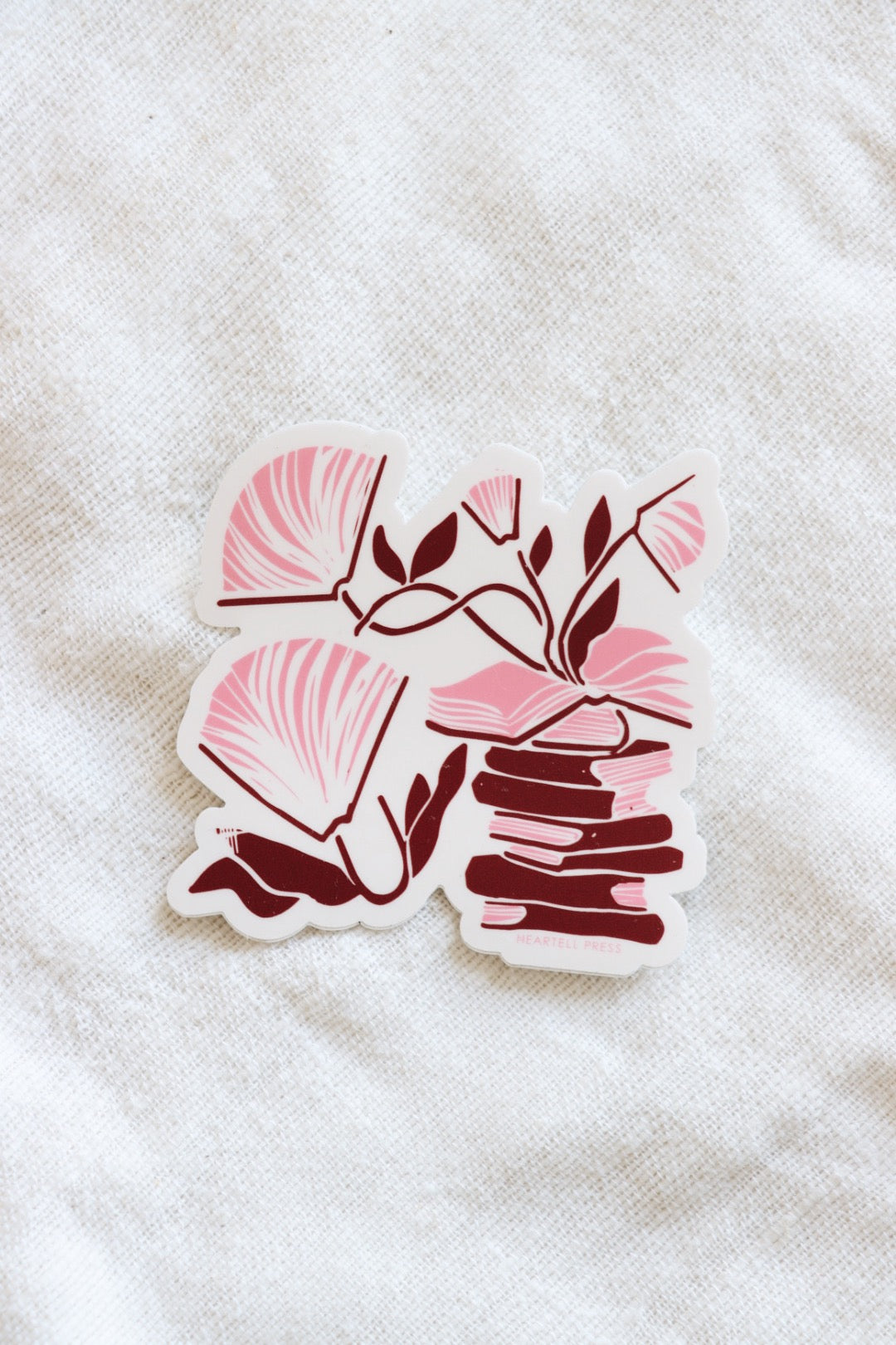 Book Flowers Sticker