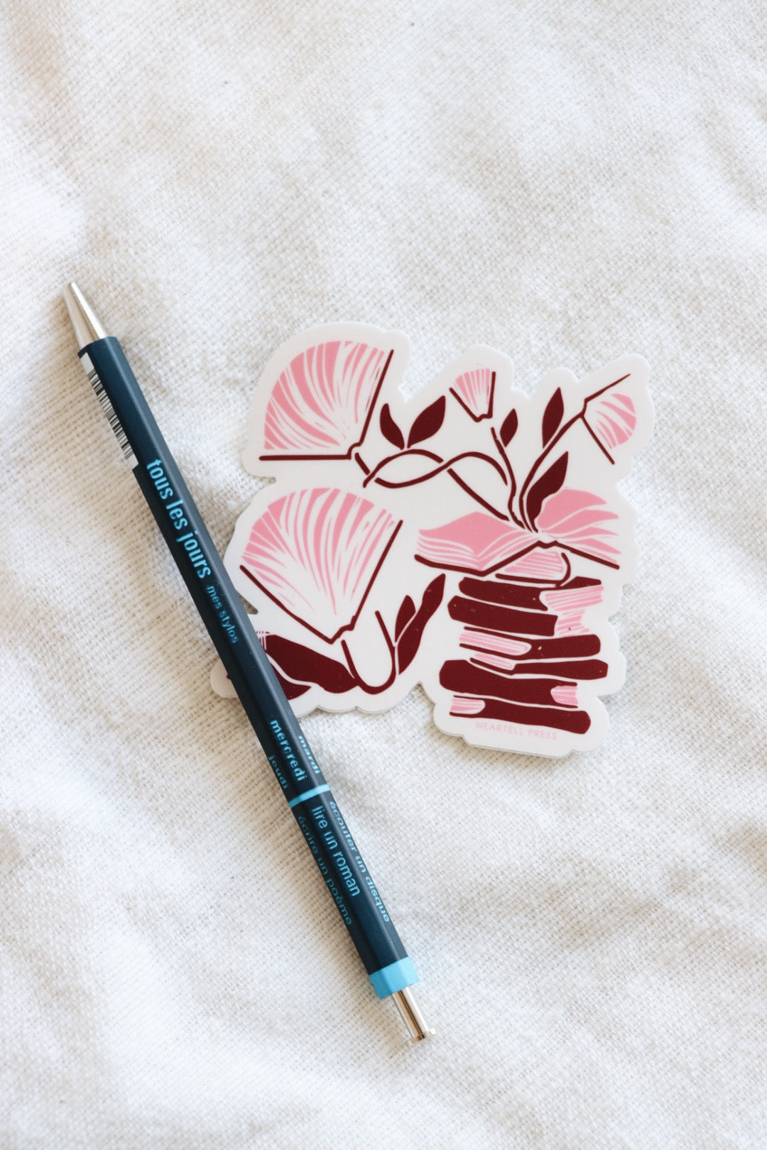 Book Flowers Sticker