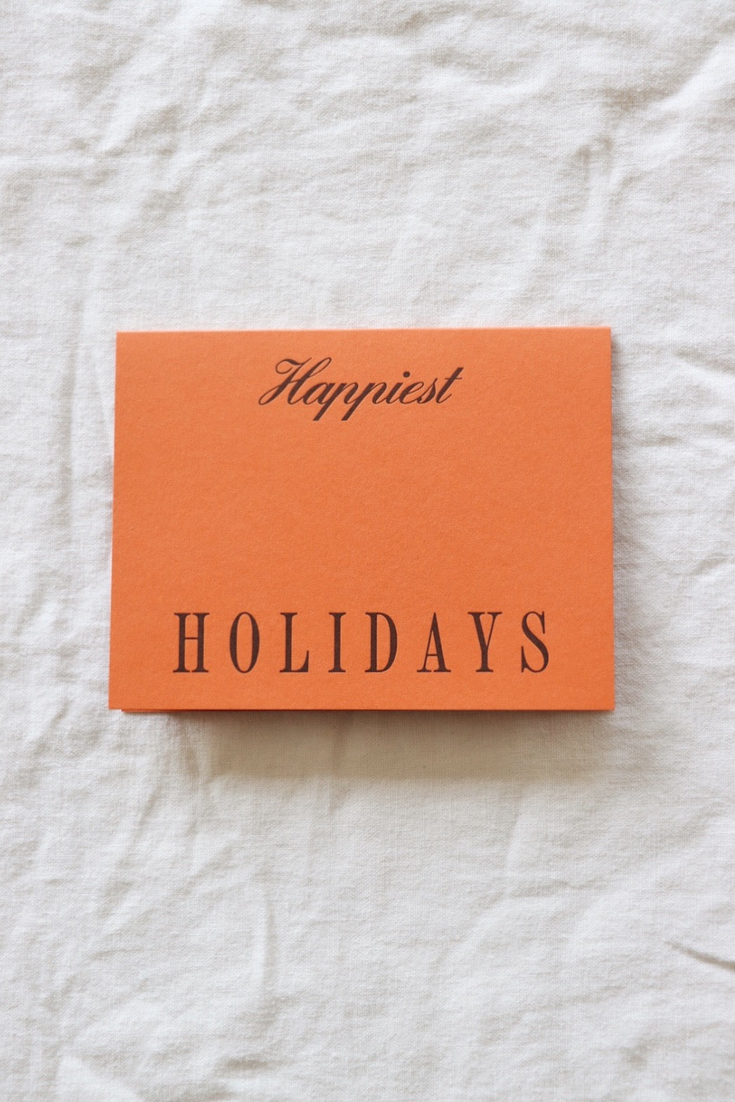 Happiest Holidays Card