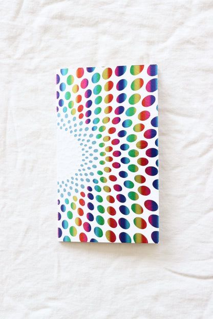 Optical Pattern Foil Notebook