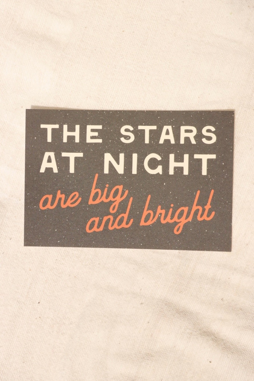 The Stars at Night Postcard