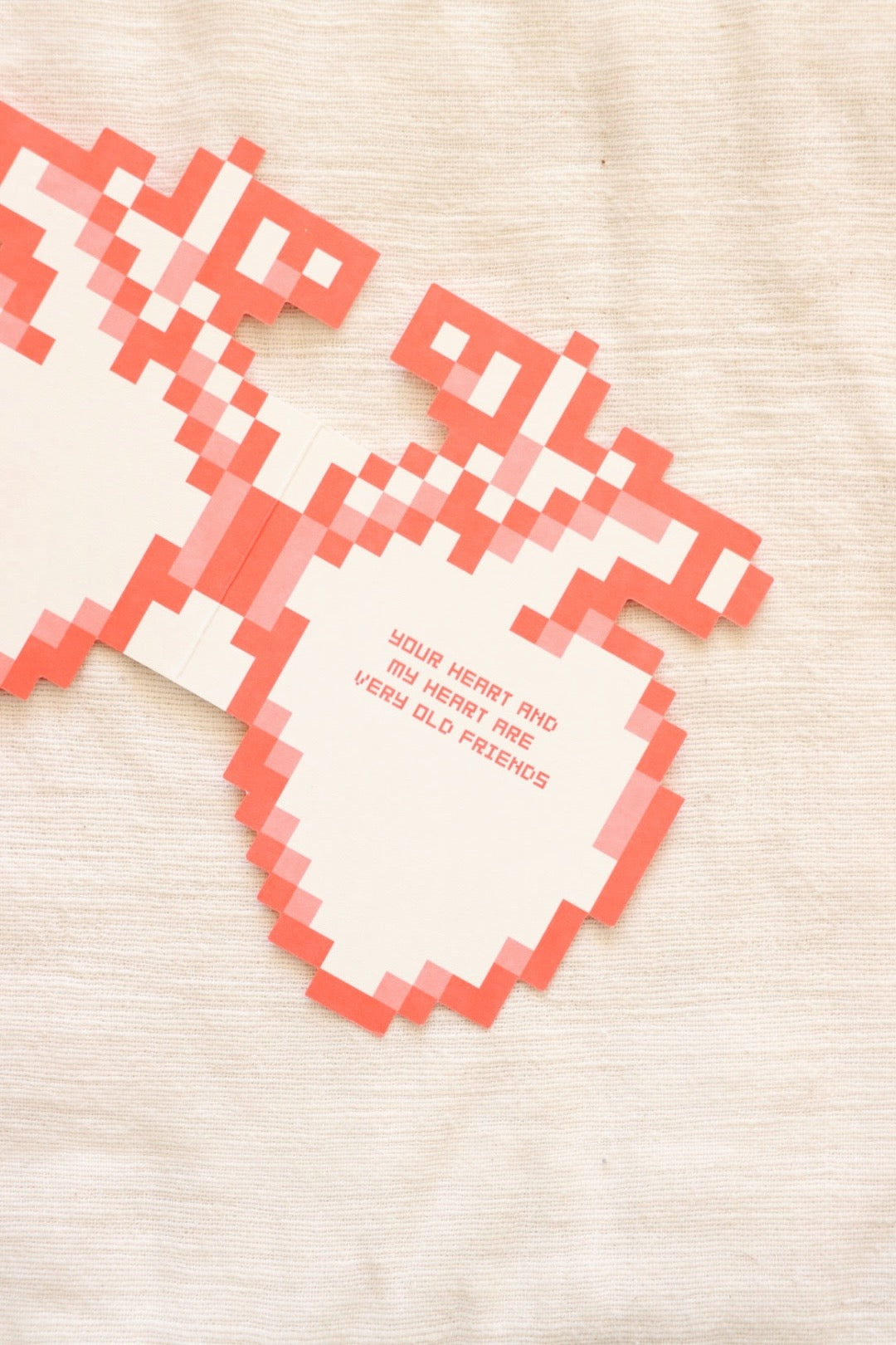 8-Bit Heart Card