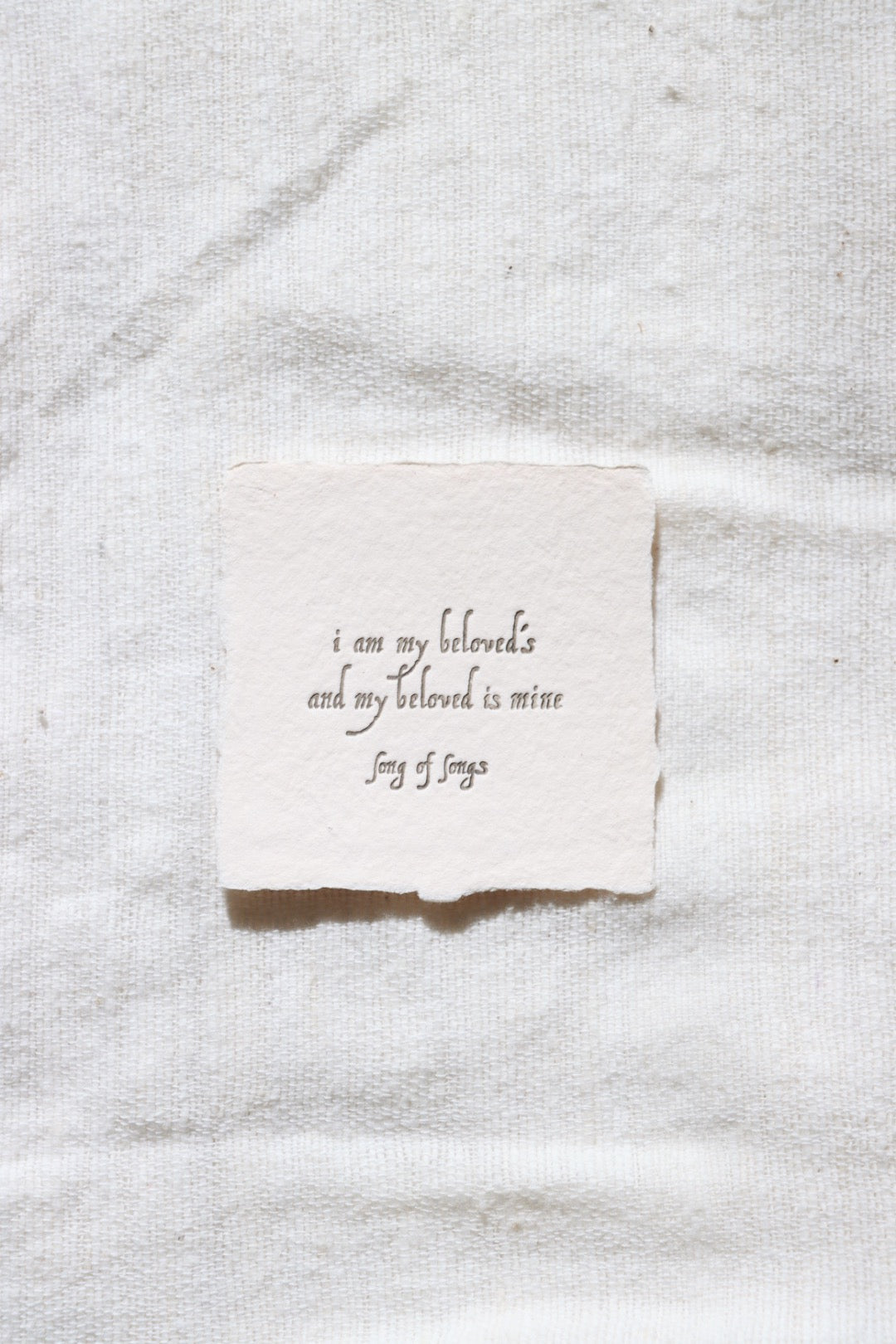 Petite Song of Songs Card