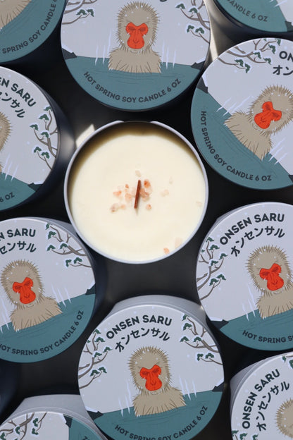 Onsen Saru Candle