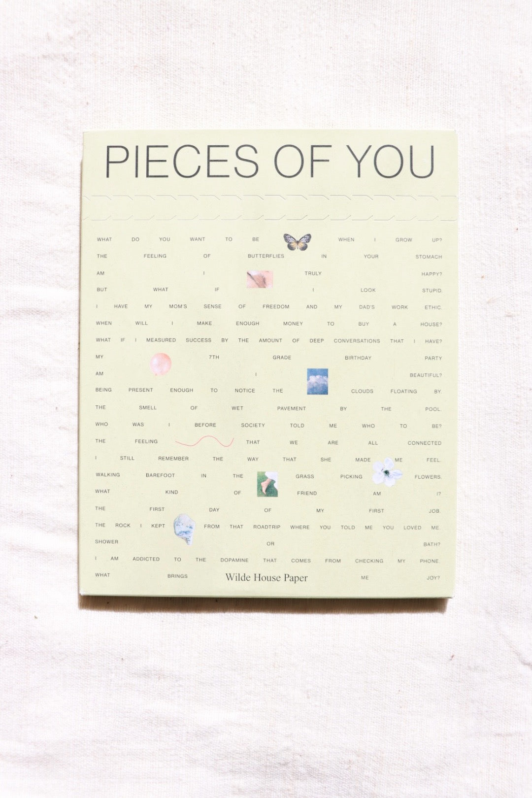 Pieces Of You Prompted Journal