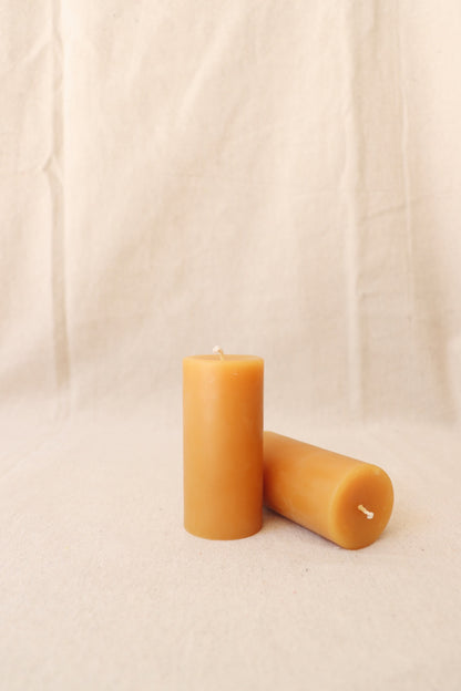 Beeswax Pillar Candle, 4&quot; x 2&quot;