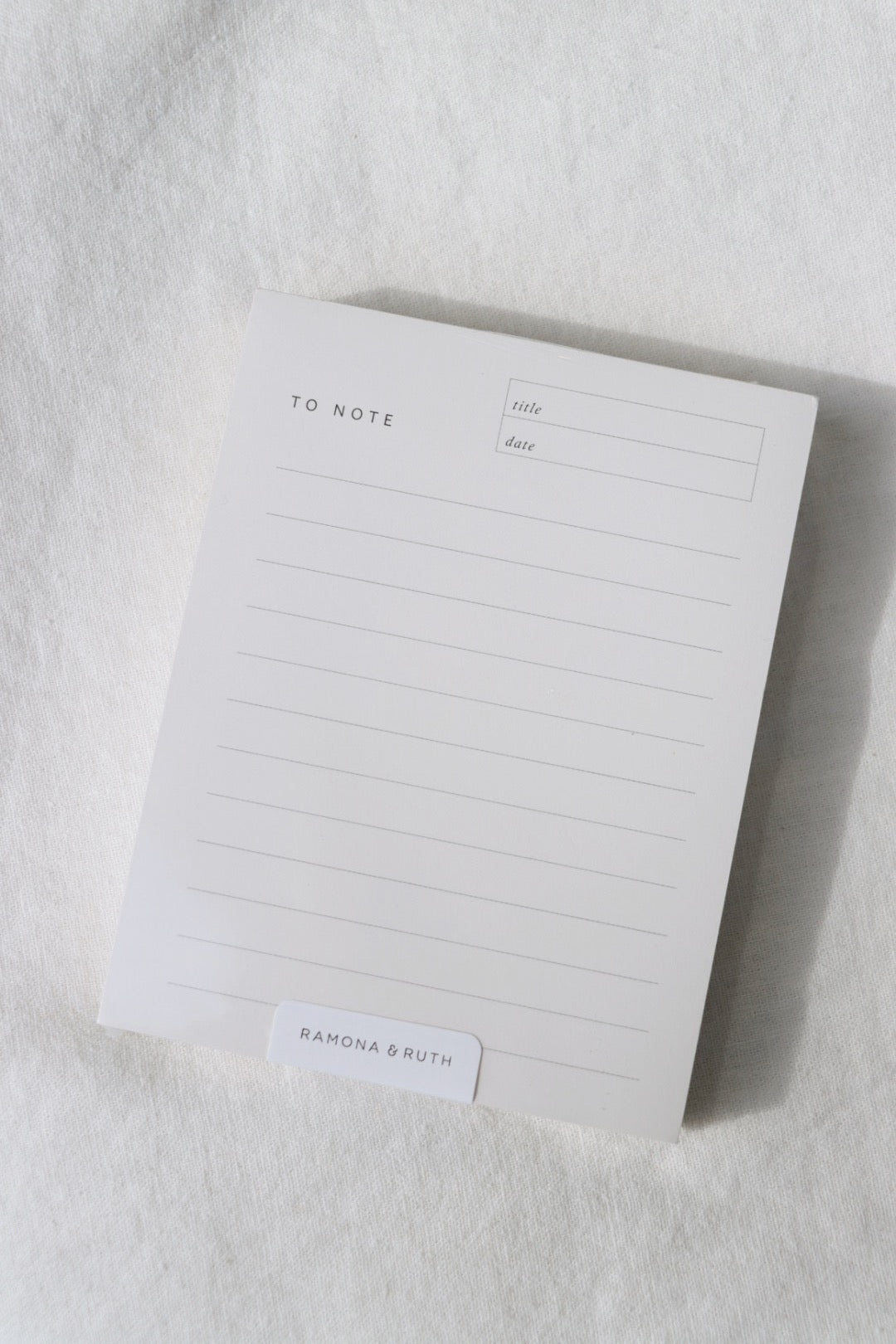 To Note Block Notepad