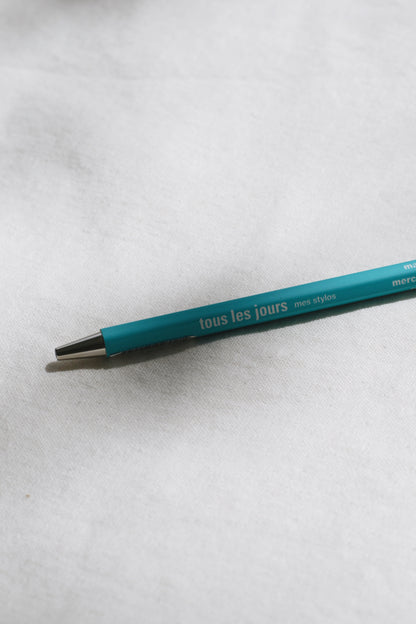 Turquoise Tous Les Jours Ballpoint Pen