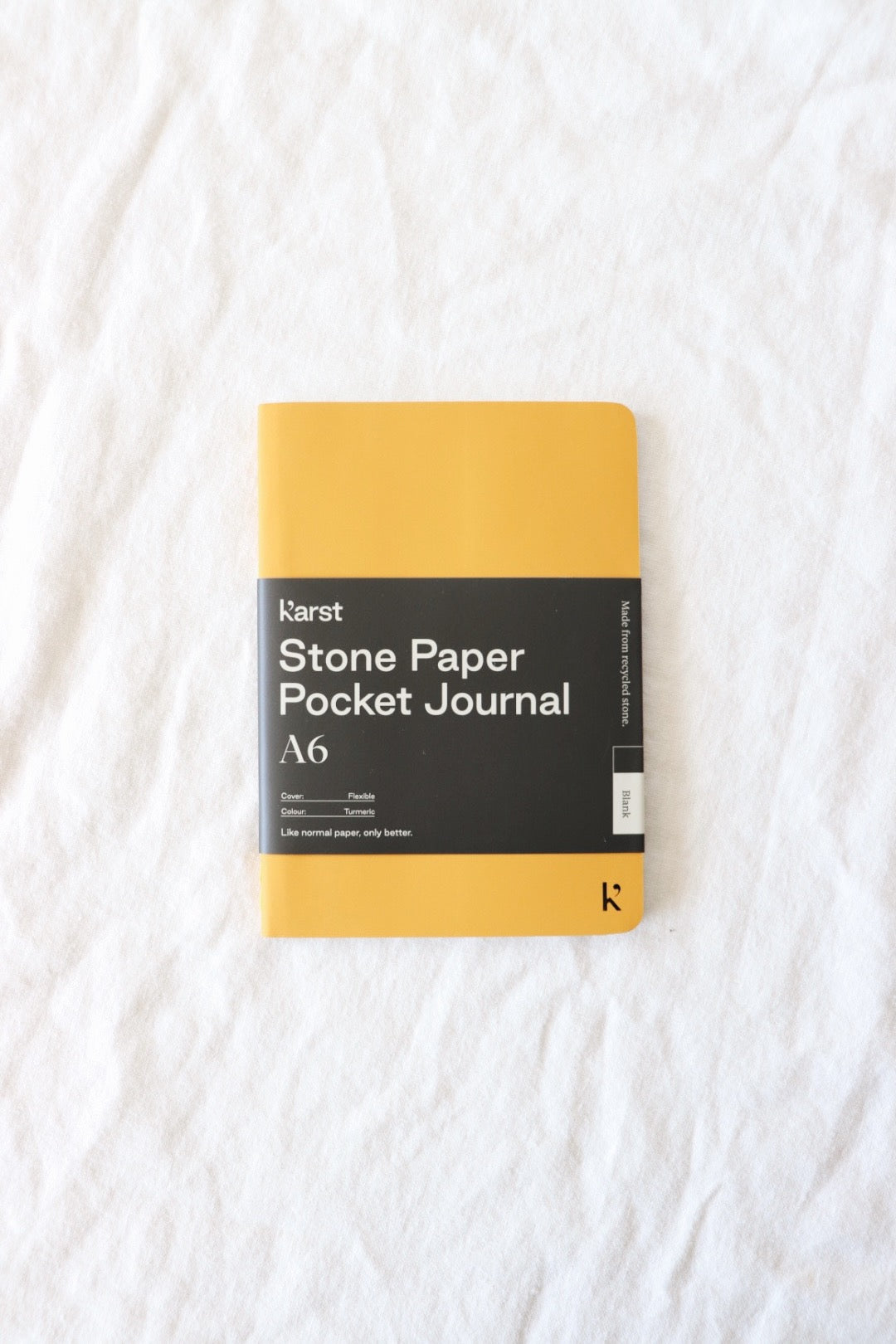 Karst Notebook, A6 Turmeric