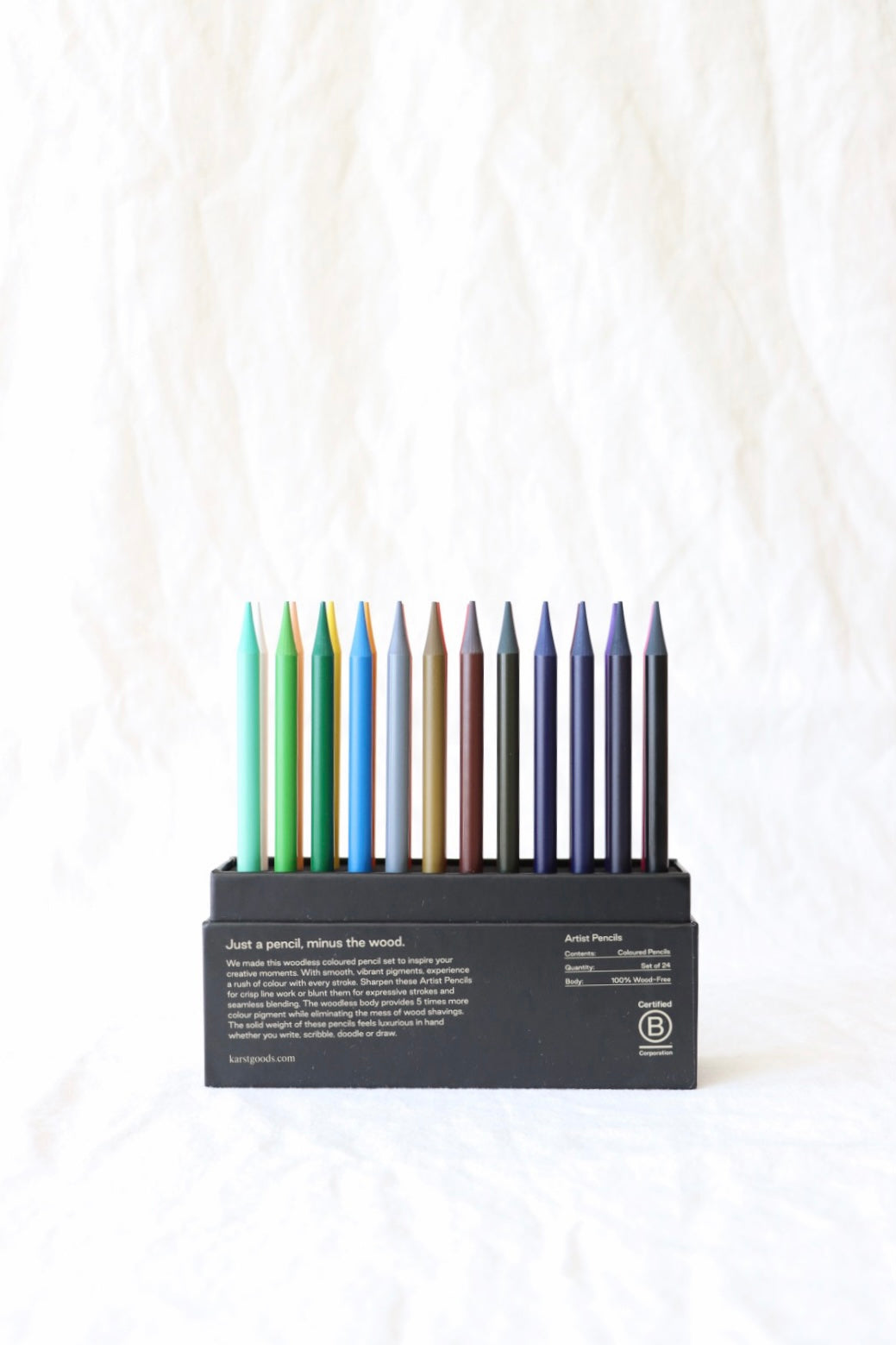 Karst Woodless Artist Pencils, 24-Pack